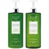 Keune So Pure Natural Balance Moisturizing Shampoo/Conditioner Liter Set