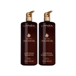 Lanza Keratin Healing Oil Shampoo/Conditioner Duo
